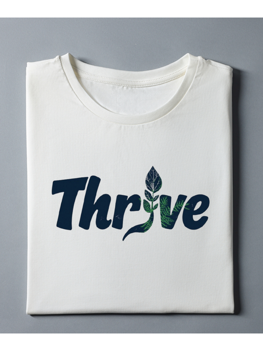 Thrive - Minimal Motivational Unisex Classic Crew Tee